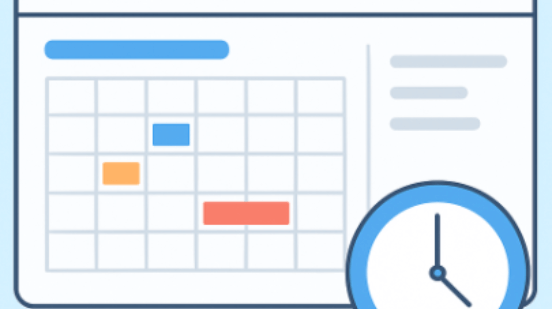 Calendar and time concept representing clinical scheduling challenges